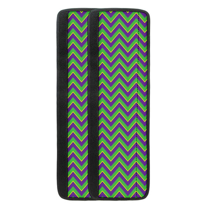 Mardi Gras Zigzag Pattern Print Refrigerator Handle Covers