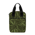 Marijuana Leaf Pattern Print Bible Tote Bag