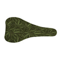 Marijuana Leaf Pattern Print Bicycle Seat Cover