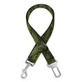 Marijuana Leaf Pattern Print Dog Seat Belt