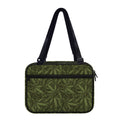 Marijuana Leaf Pattern Print Double Strap Bible Bag