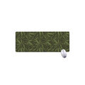 Marijuana Leaf Pattern Print Extended Mouse Pad