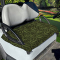 Marijuana Leaf Pattern Print Golf Cart Seat Cover