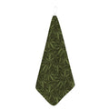 Marijuana Leaf Pattern Print Hand Towel