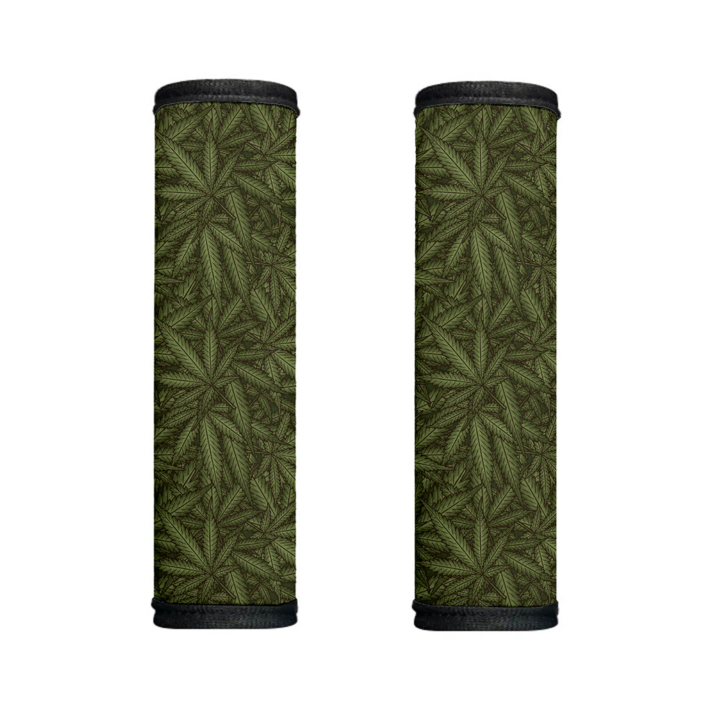 Marijuana Leaf Pattern Print Handle Covers
