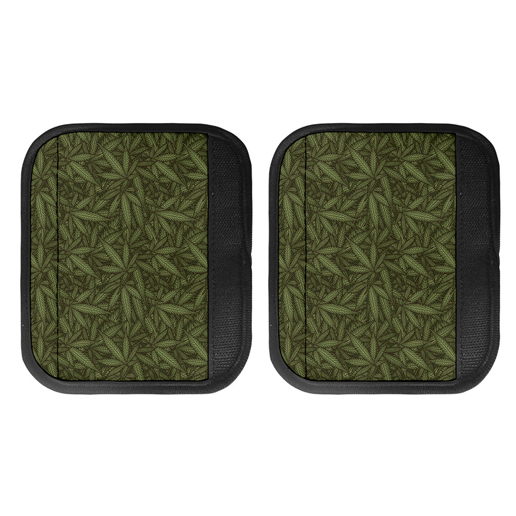 Marijuana Leaf Pattern Print Handle Covers