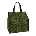 Marijuana Leaf Pattern Print Insulated Lunch Tote