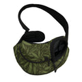 Marijuana Leaf Pattern Print Pet Sling Carrier