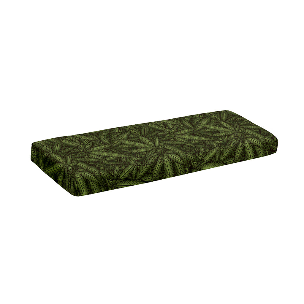 Marijuana Leaf Pattern Print Piano Keyboard Cover