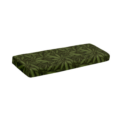 Marijuana Leaf Pattern Print Piano Keyboard Cover