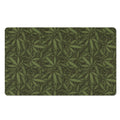 Marijuana Leaf Pattern Print Polyester Doormat