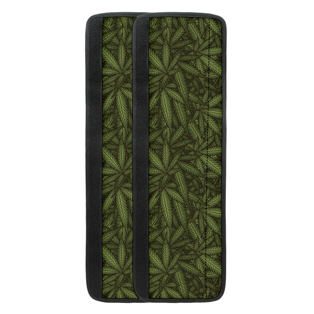 Marijuana Leaf Pattern Print Refrigerator Handle Covers