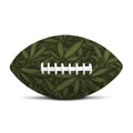 Marijuana Leaf Pattern Print Rugby Ball