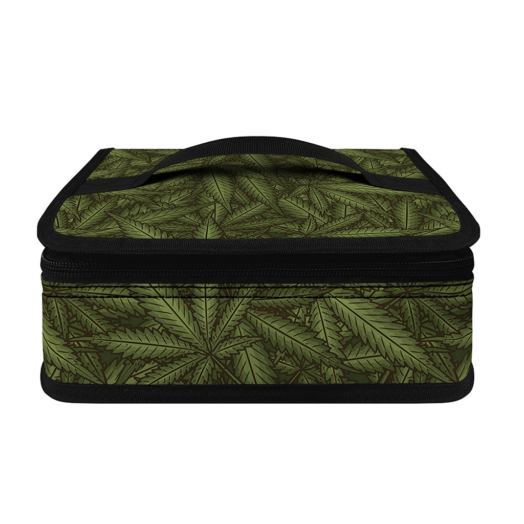 Marijuana Leaf Pattern Print Small Lunch Bag