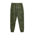 Marijuana Leaf Pattern Print Sweatpants