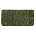 Marijuana Leaf Pattern Print Towel