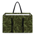 Marijuana Leaf Pattern Print Utility Tote Bag