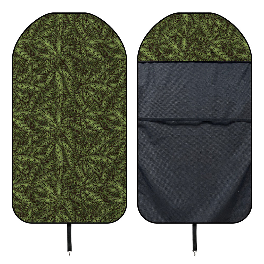 Marijuana Leaf Pattern Print Waterproof Car Seat Cover