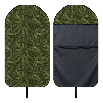 Marijuana Leaf Pattern Print Waterproof Car Seat Cover