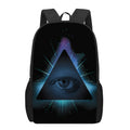 Masonic Eye All Seeing Print 17 Inch Backpack
