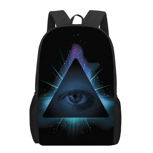 Masonic Eye All Seeing Print 17 Inch Backpack