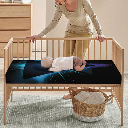 Masonic Eye All Seeing Print Baby Crib Sheet