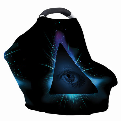 Masonic Eye All Seeing Print Baby Seat Cover