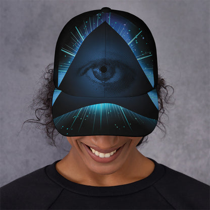 Masonic Eye All Seeing Print Baseball Cap