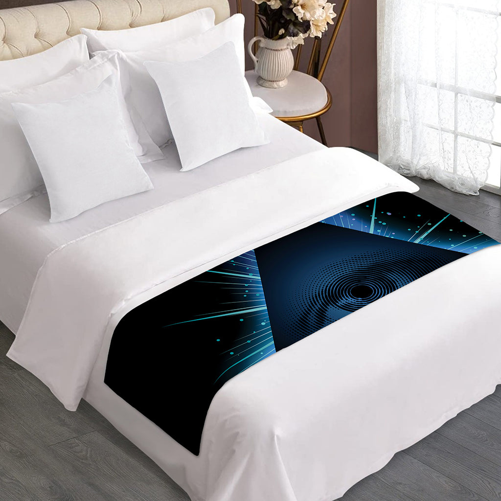 Masonic Eye All Seeing Print Bed Runner