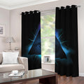 Masonic Eye All Seeing Print Dimout Grommet Curtains