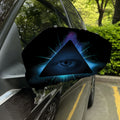 Masonic Eye All Seeing Print Car Side Mirror Covers