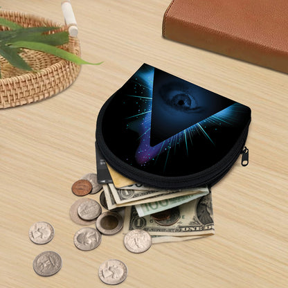 Masonic Eye All Seeing Print Coin Purse