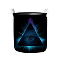 Masonic Eye All Seeing Print Collapsible Laundry Basket