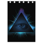 Masonic Eye All Seeing Print Curtain