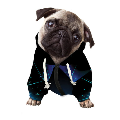 Masonic Eye All Seeing Print Dog Zip Up Hoodie