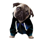 Masonic Eye All Seeing Print Dog Zip Up Hoodie