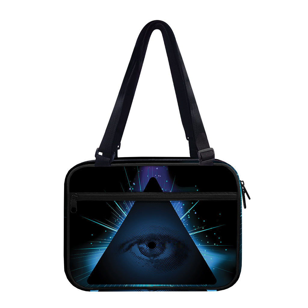 Masonic Eye All Seeing Print Double Strap Bible Bag
