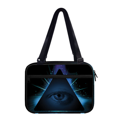 Masonic Eye All Seeing Print Double Strap Bible Bag