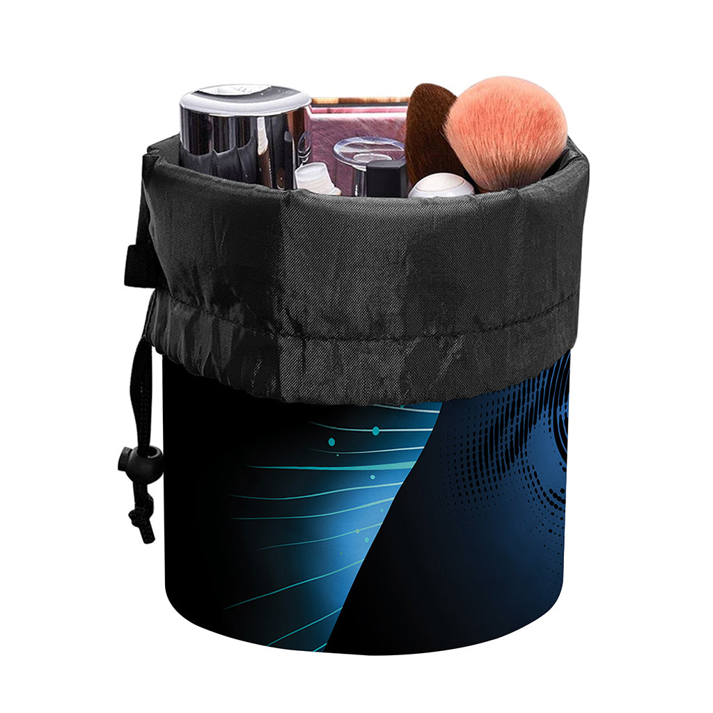 Masonic Eye All Seeing Print Drawstring Makeup Bag