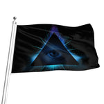Masonic Eye All Seeing Print Flag