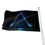 Masonic Eye All Seeing Print Flag