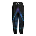 Masonic Eye All Seeing Print Fleece Lined Knit Pants