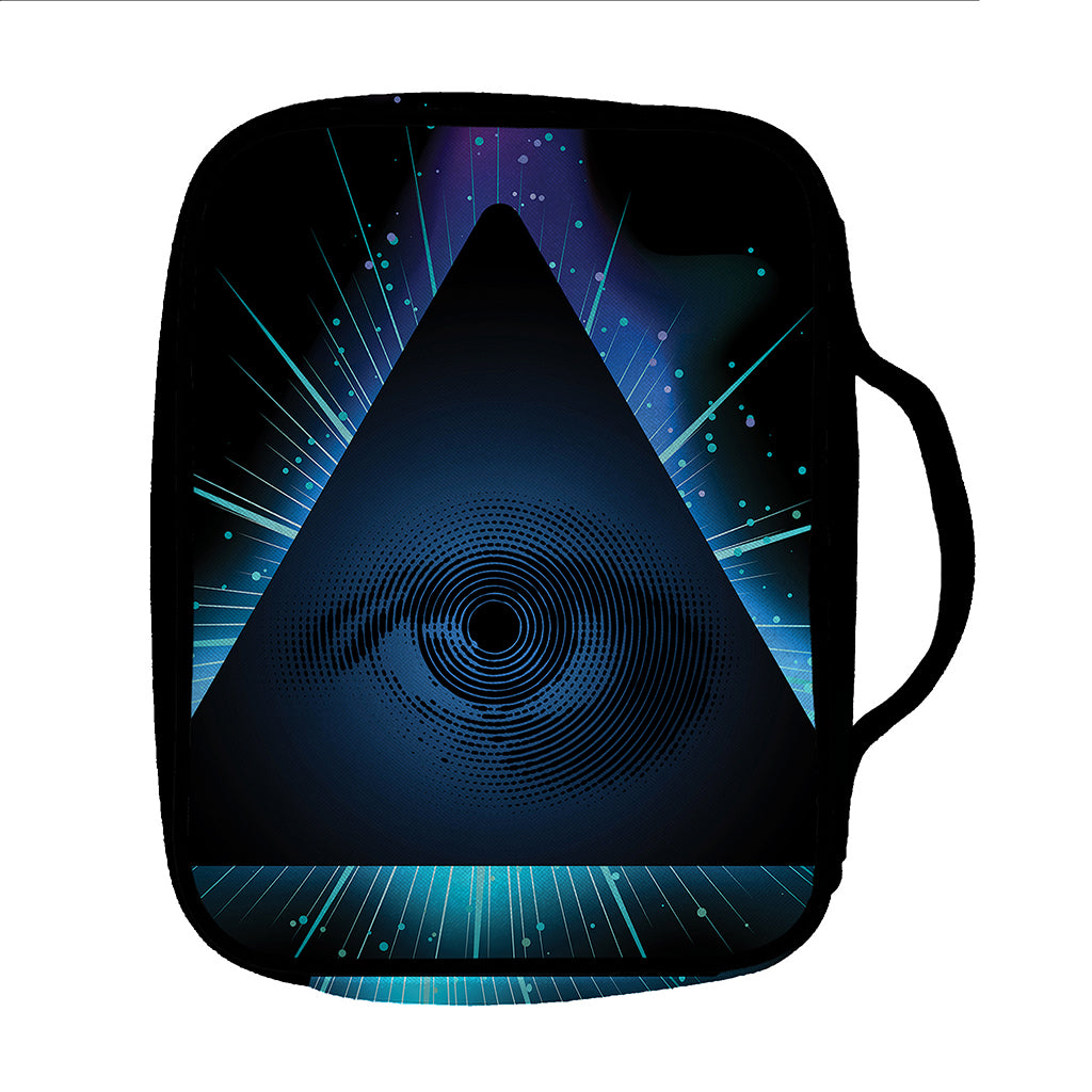 Masonic Eye All Seeing Print Front Pocket Bible Bag