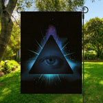 Masonic Eye All Seeing Print Garden Flag