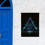 Masonic Eye All Seeing Print Garden Flag