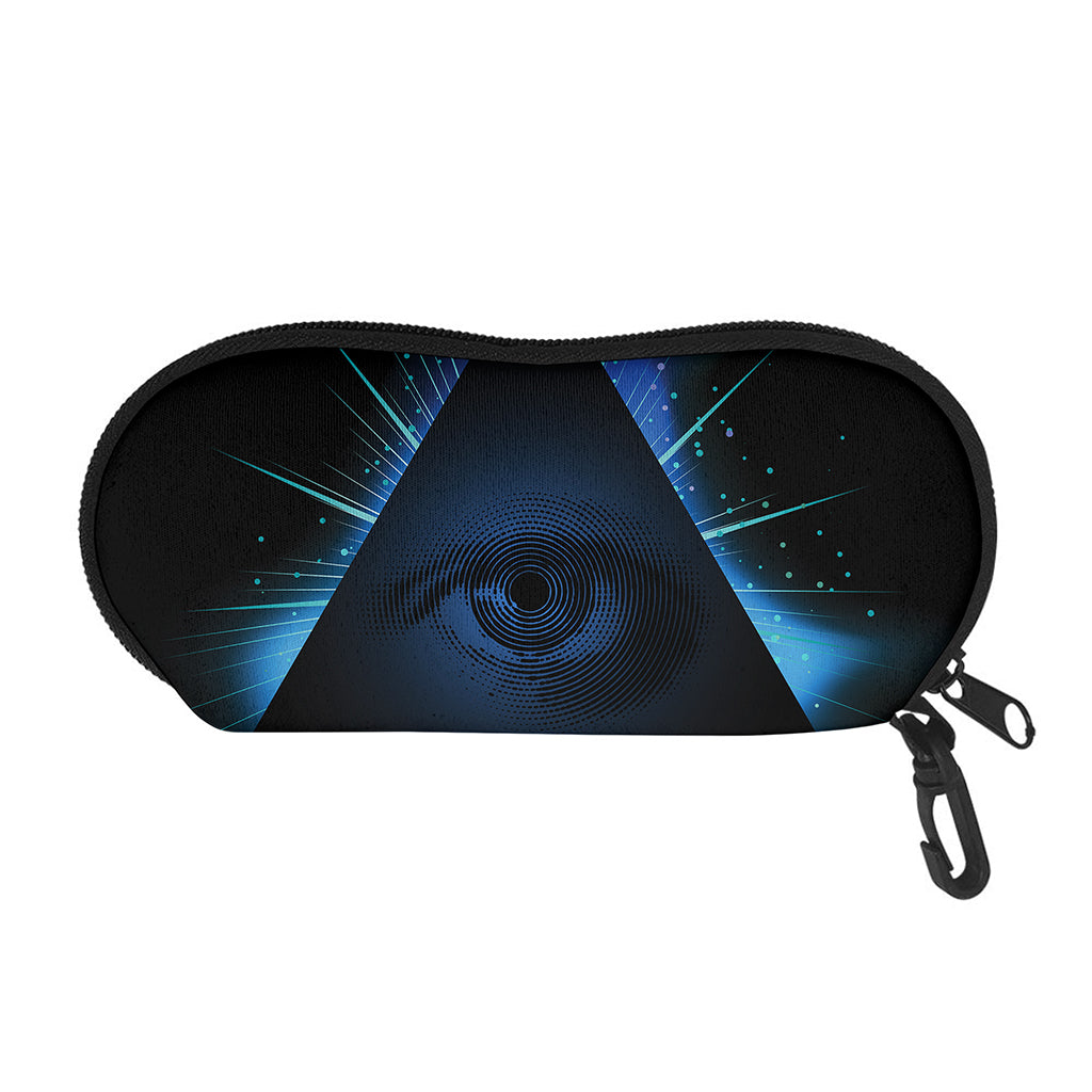 Masonic Eye All Seeing Print Glasses Case