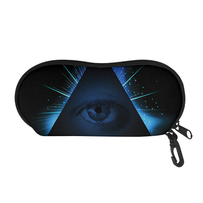 Masonic Eye All Seeing Print Glasses Case