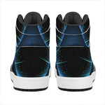 Masonic Eye All Seeing Print High Top Leather Sneakers
