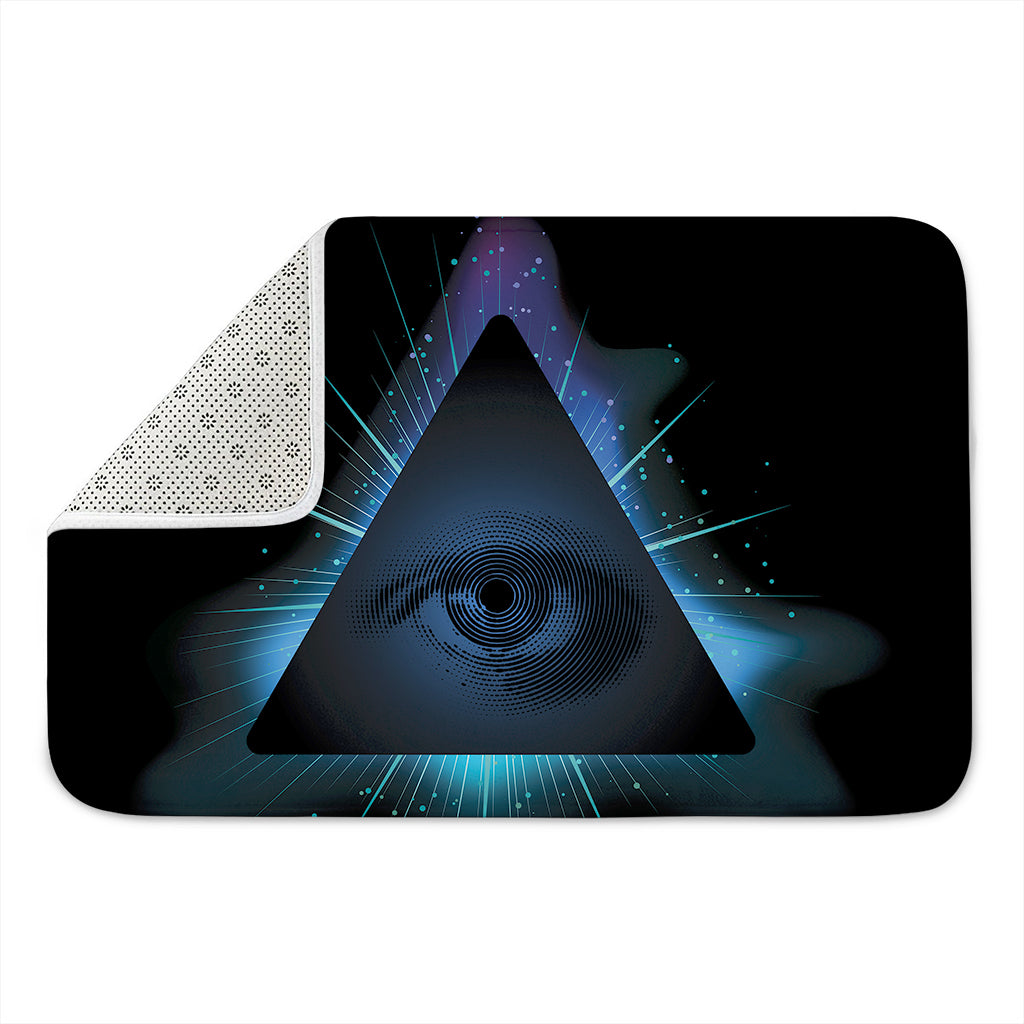 Masonic Eye All Seeing Print Indoor Door Mat