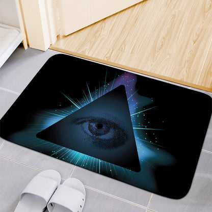 Masonic Eye All Seeing Print Indoor Door Mat